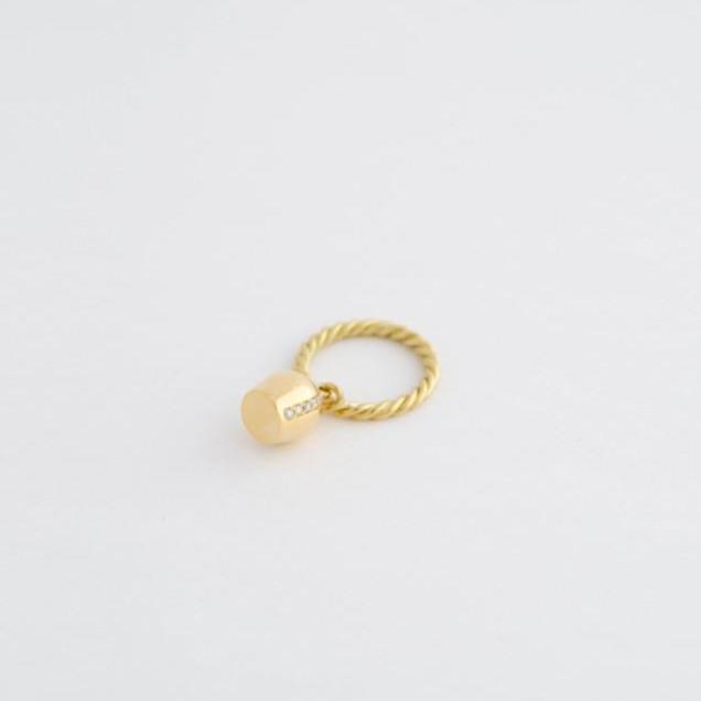 Buy TREND FLUX Golden Plain Rope Design Nose Ring 