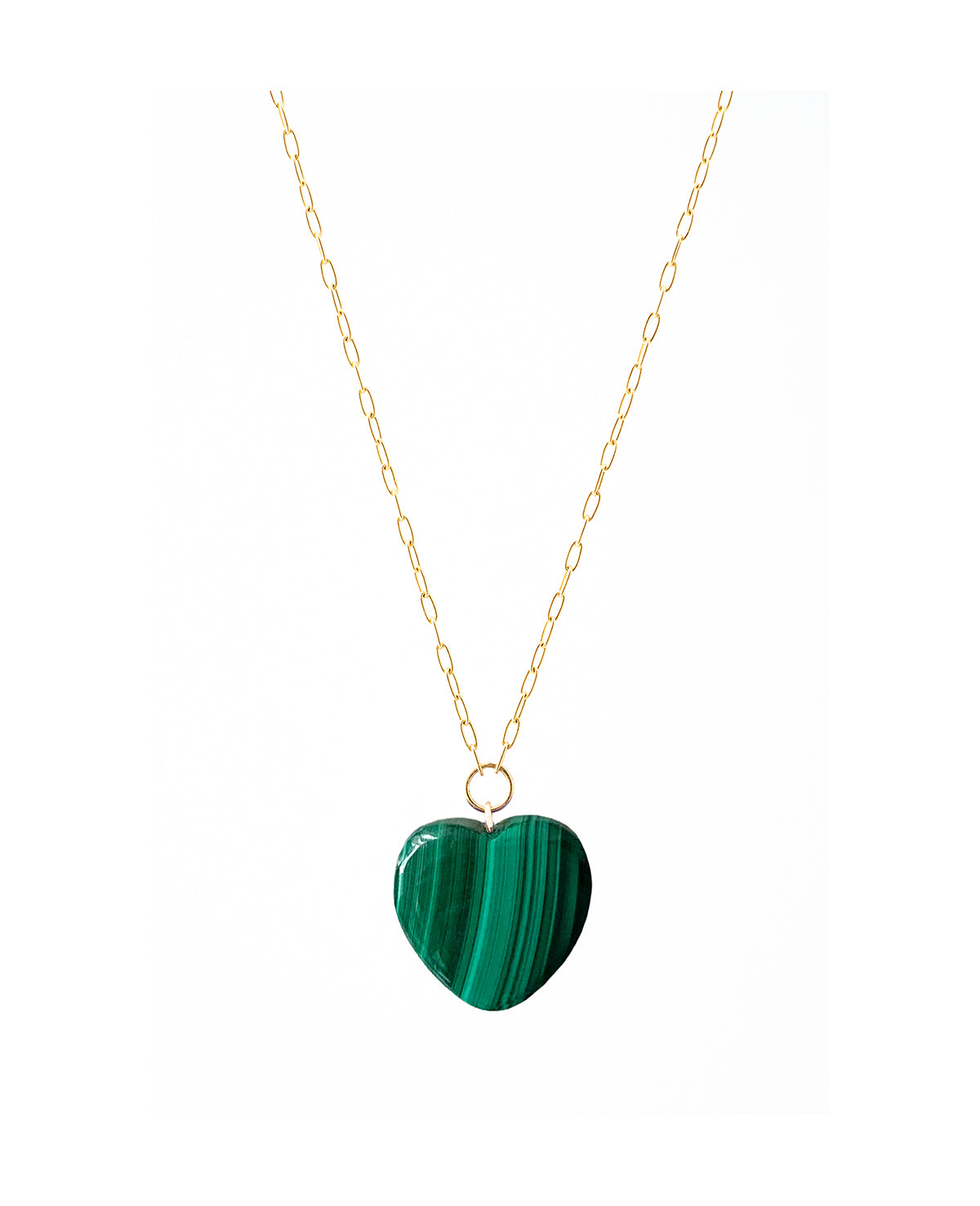Large Gemstone Heart Necklace | Sparkle Society